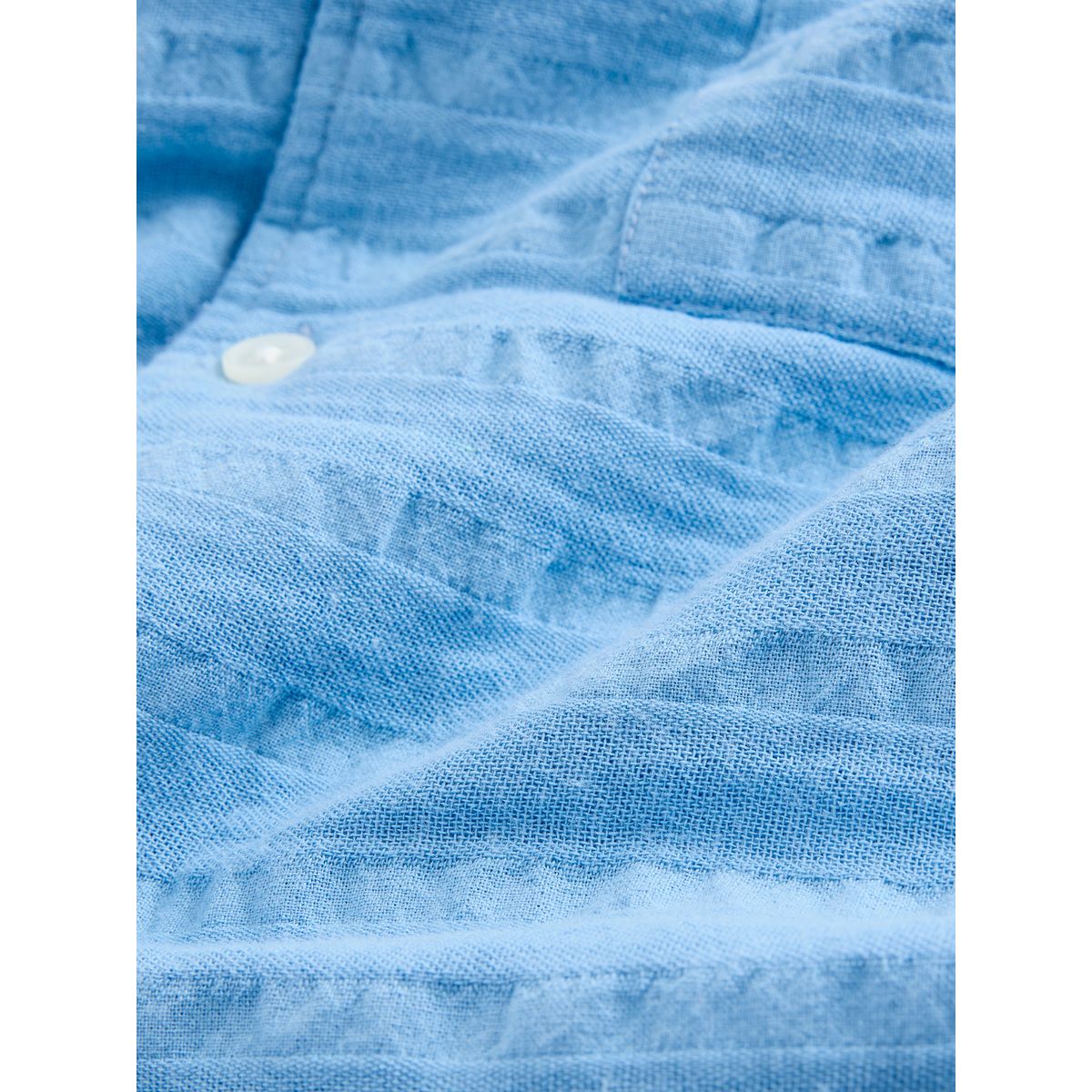 Chemise en étamine texturée edit bleu, NEXT