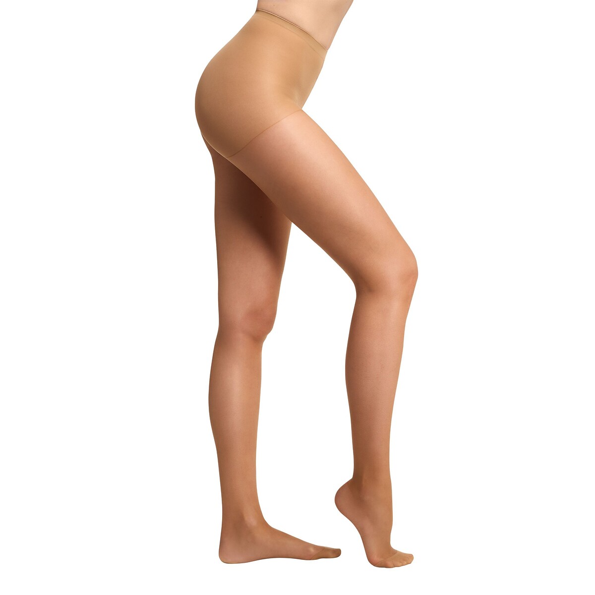 Collants, NUDE VOILE TRANSPARENT brun, DIM