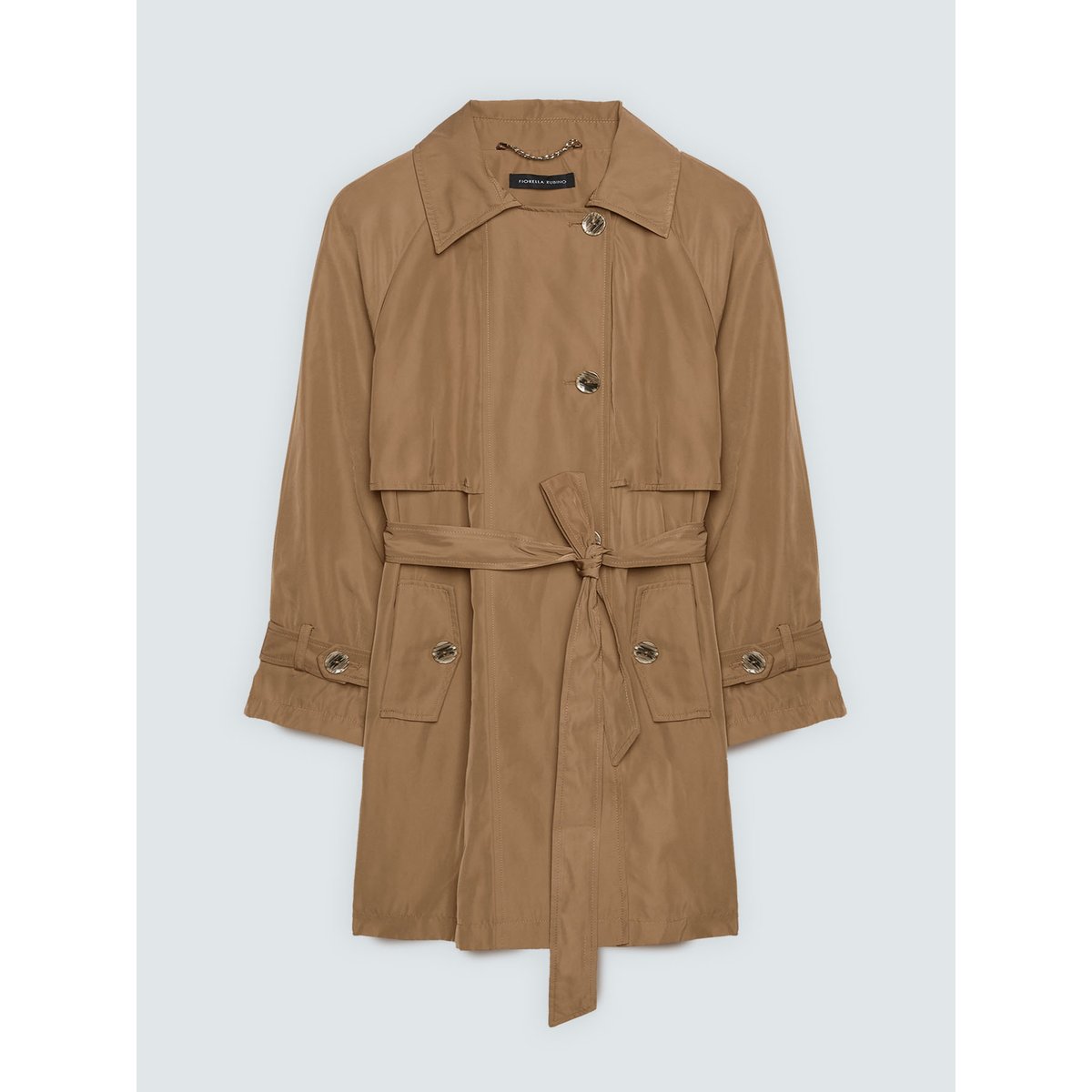 Trench avec ceinture marron, FIORELLA RUBINO