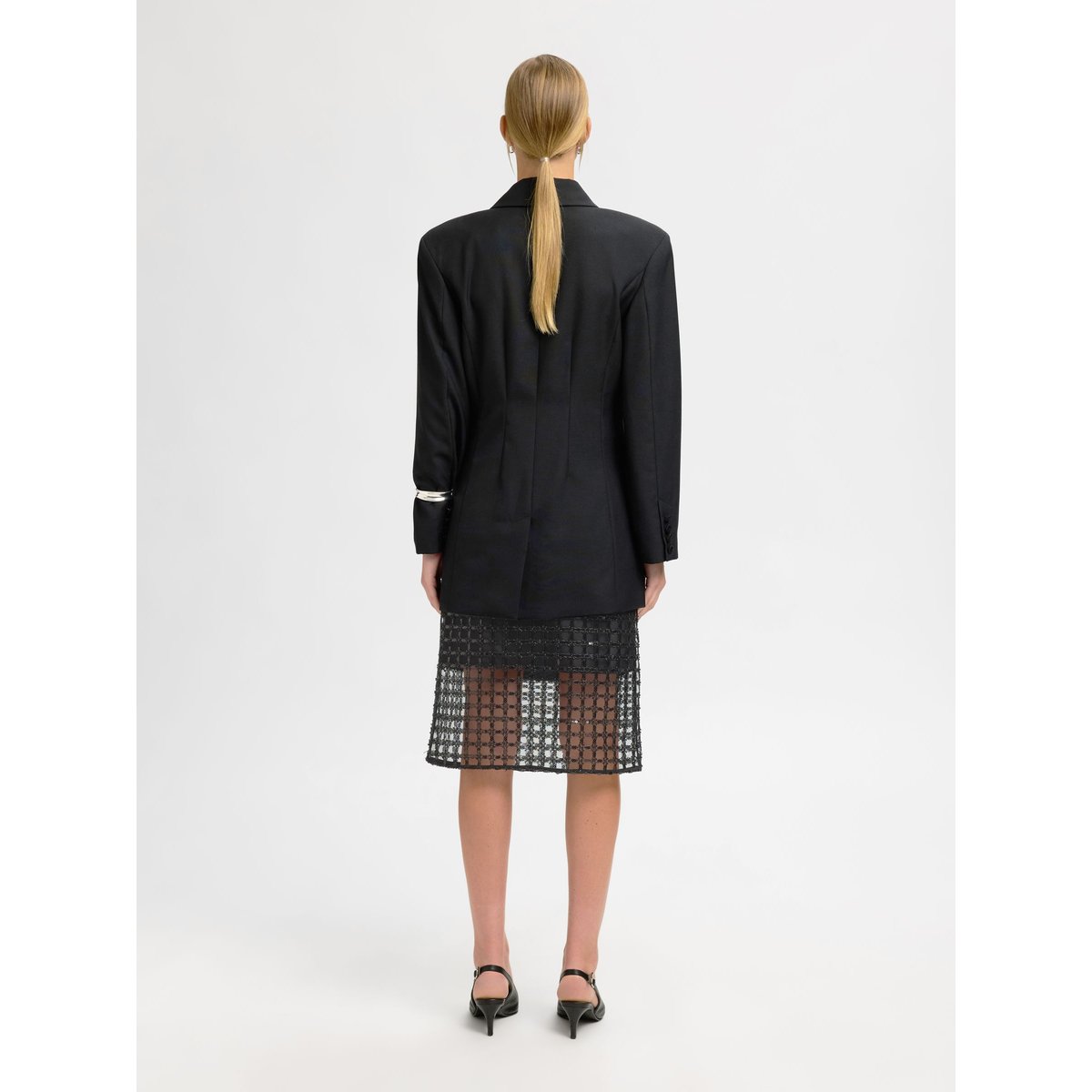 Jupe Mi-Longue black, SELECTED