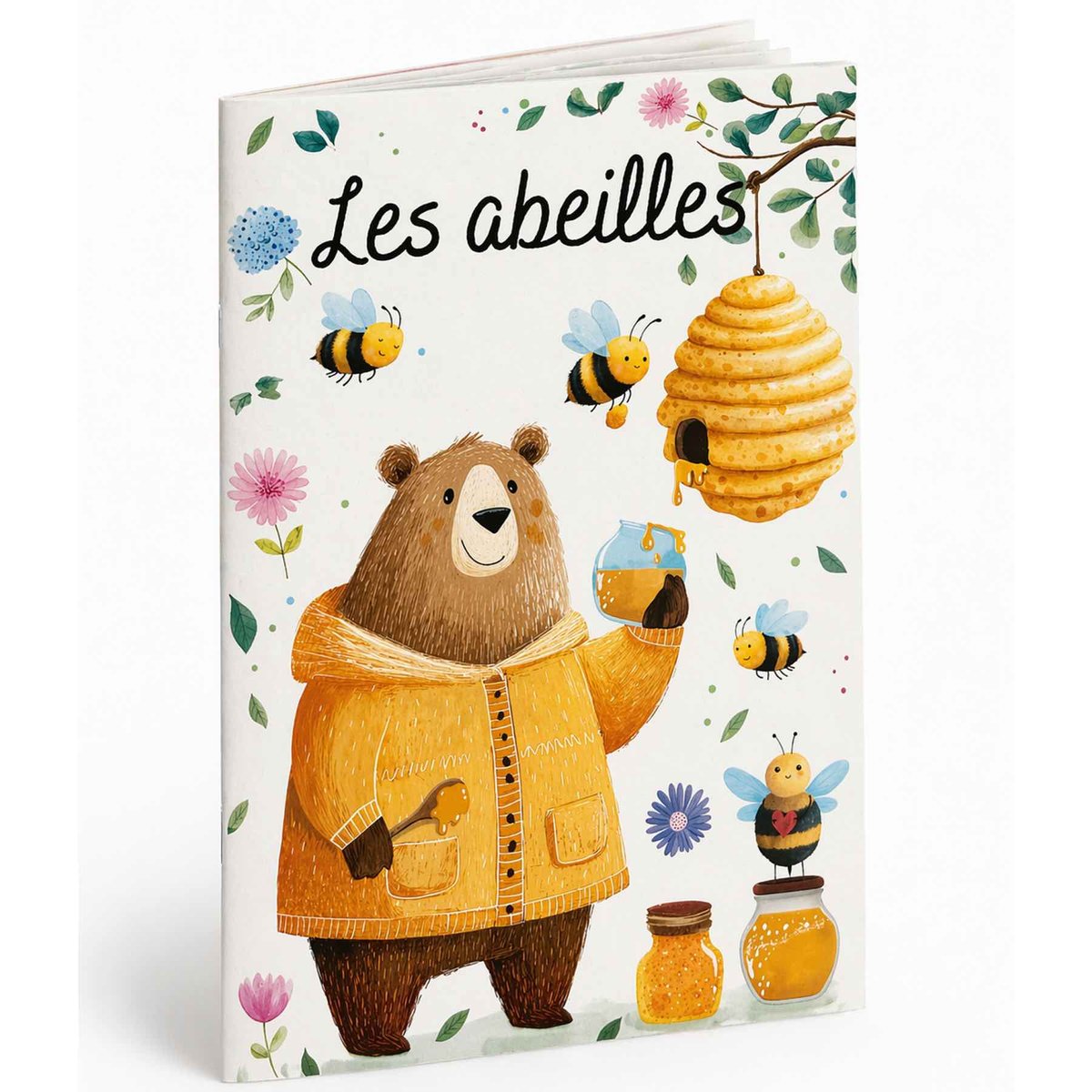 Puzzle magique à l'eau enfant 54 pièces coloriage réutilisable marron, SASSI