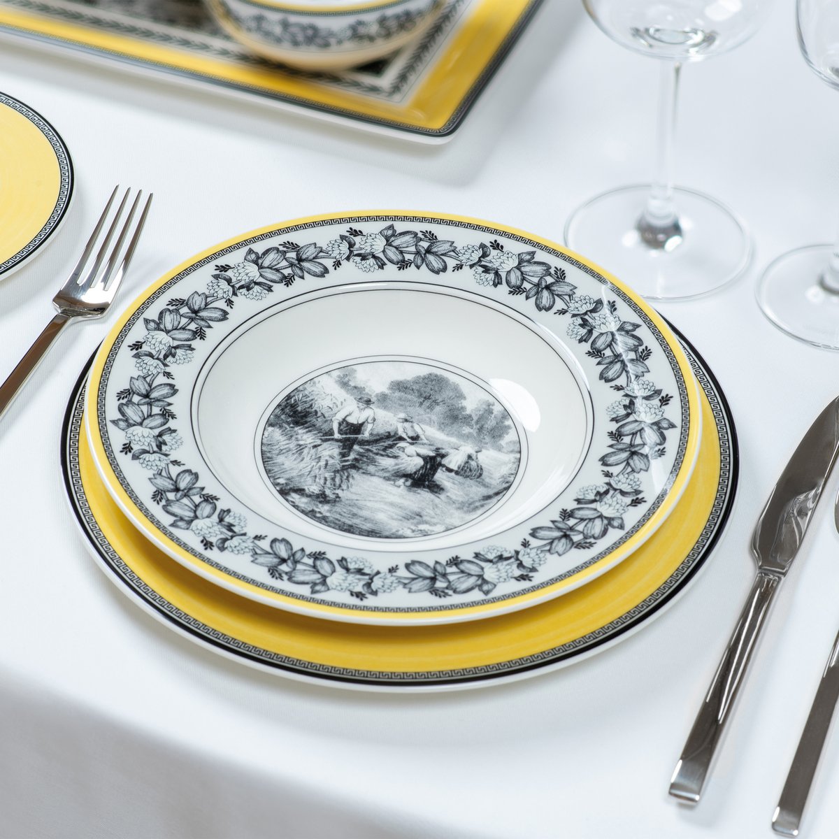 Assiette Creuse AUDUN multicolore, VILLEROY & BOCH