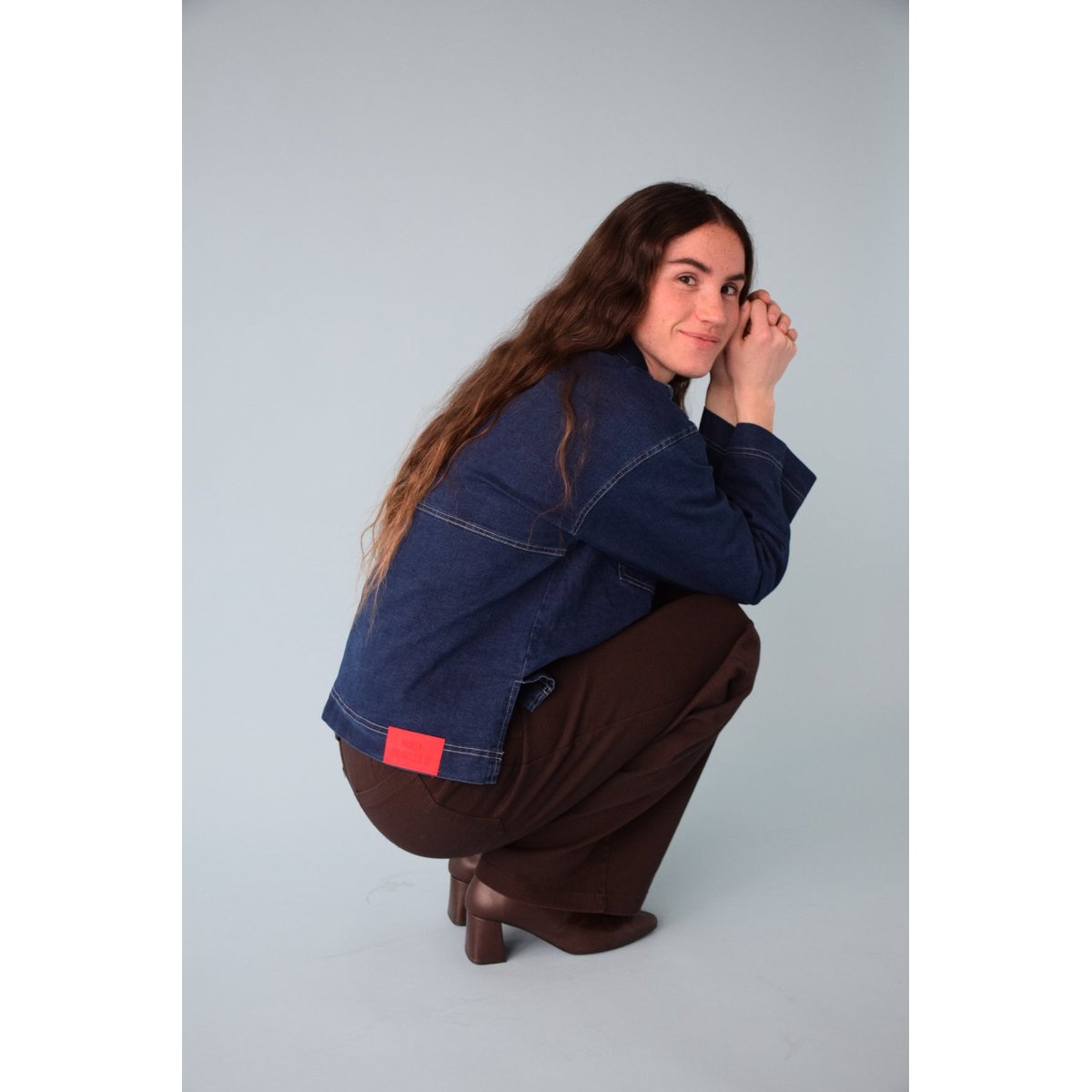 Polo en jean manches longues NOA denim, MINDTRAVELER