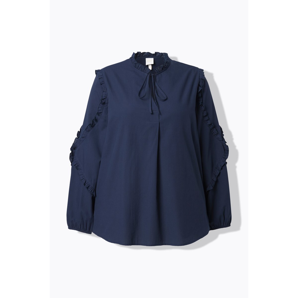 Tunique en coton bio bleu marine, ULLA POPKEN