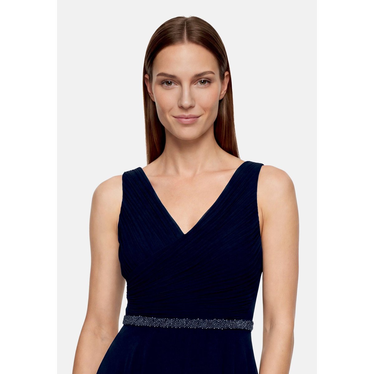 Robe de soirée à plis night sky, VERA MONT