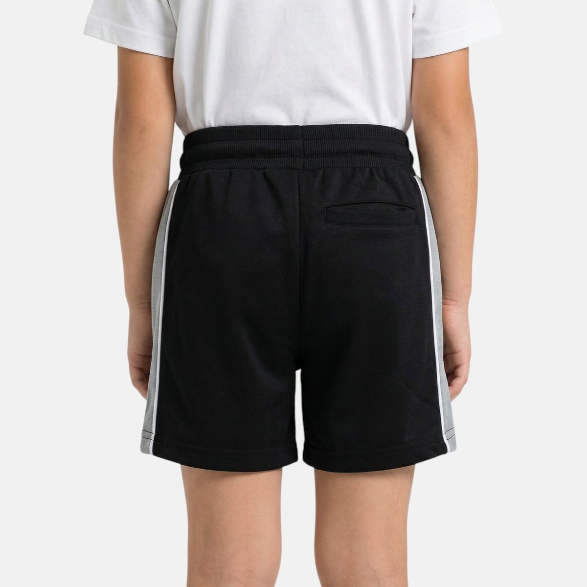 Short molletonné, taille élastique à cordon BLOCK PARTY noir, ELLESSE