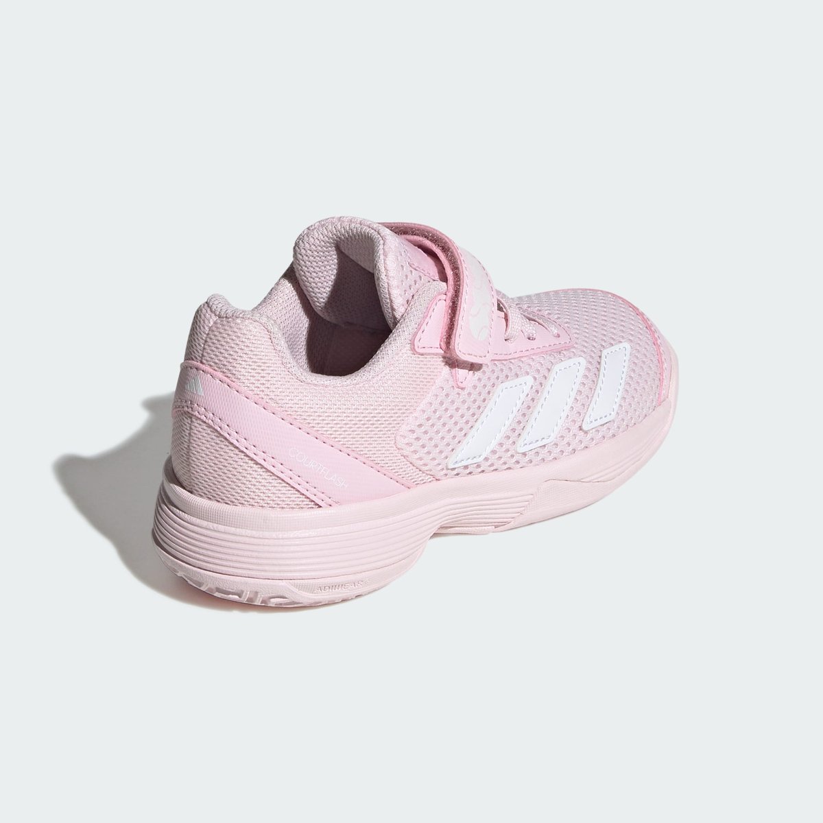Chaussure De Tennis À Scratch Courtflash Enfants Chaussure De Tennis À Scratch Courtflash Enfants distilled pink / cloud white / distilled pink, adidas Performance