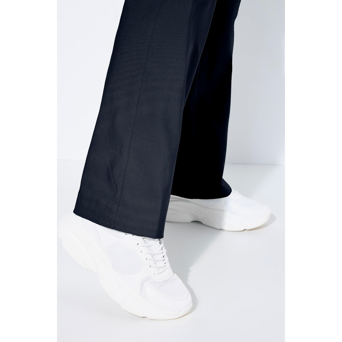 Pantalon thermique en tissu bengaline bien marine, ULLA POPKEN