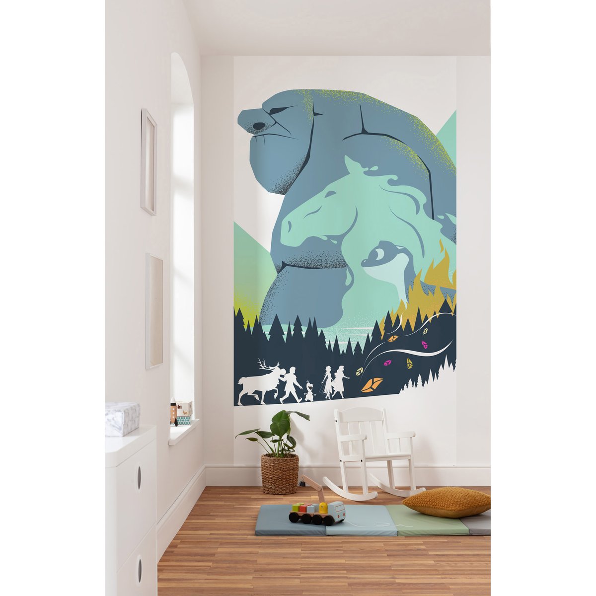 Papier peint Komar - Frozen Adventure - 150 x 280 cm bleu, HEXOA