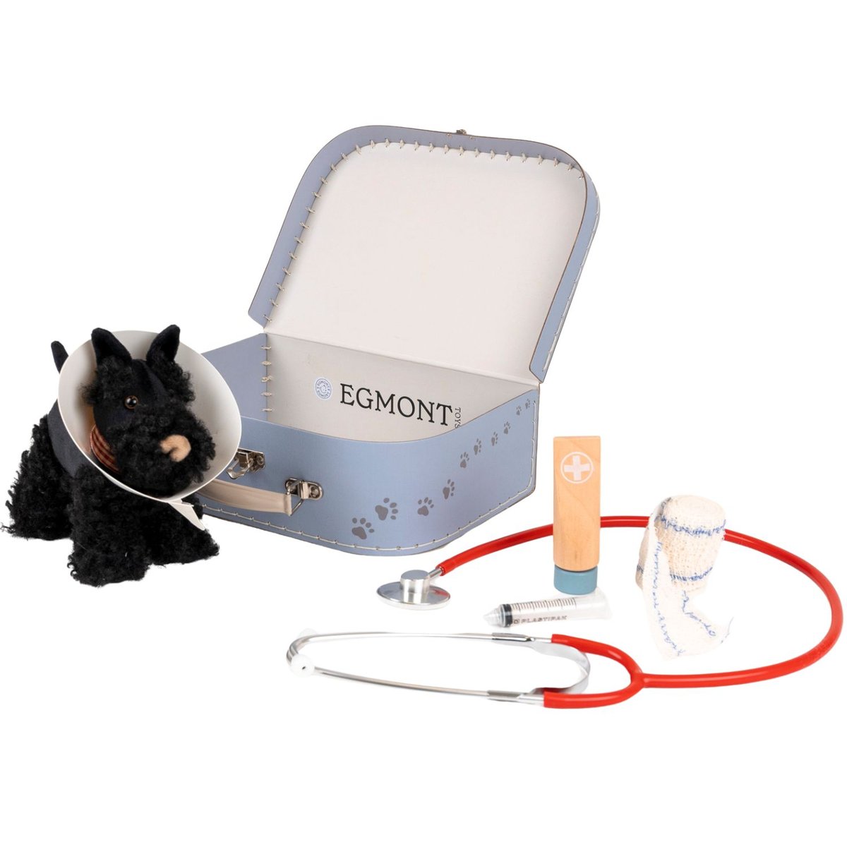 Malette de vétérinaire beige, bleu, noir, EGMONT TOYS