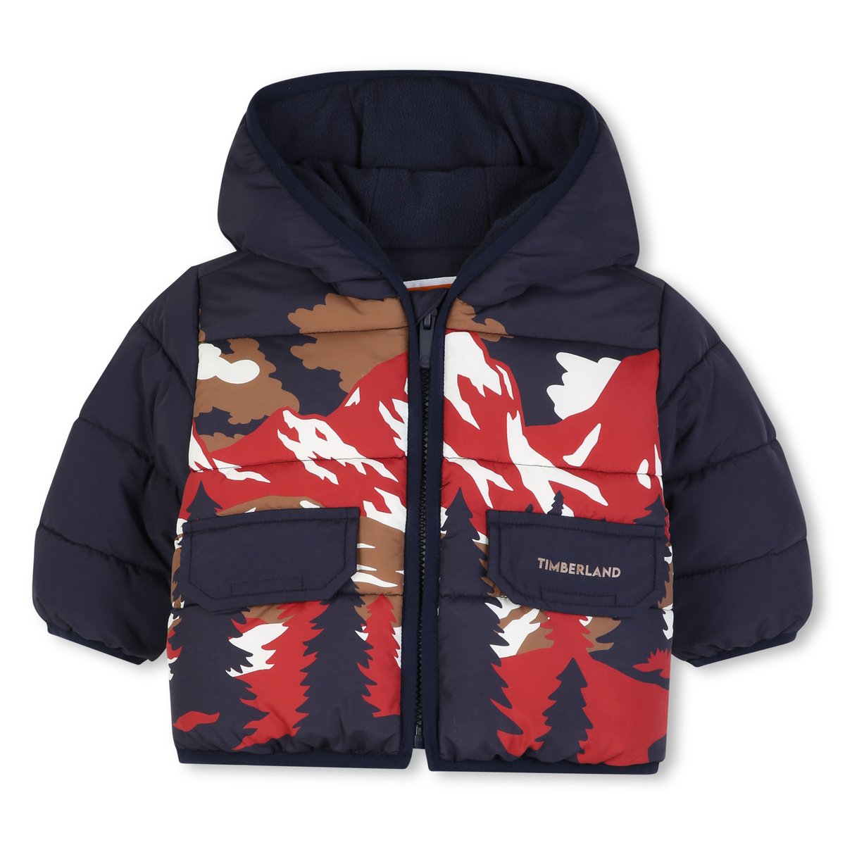 Doudoune à capuche bleu cargo, TIMBERLAND
