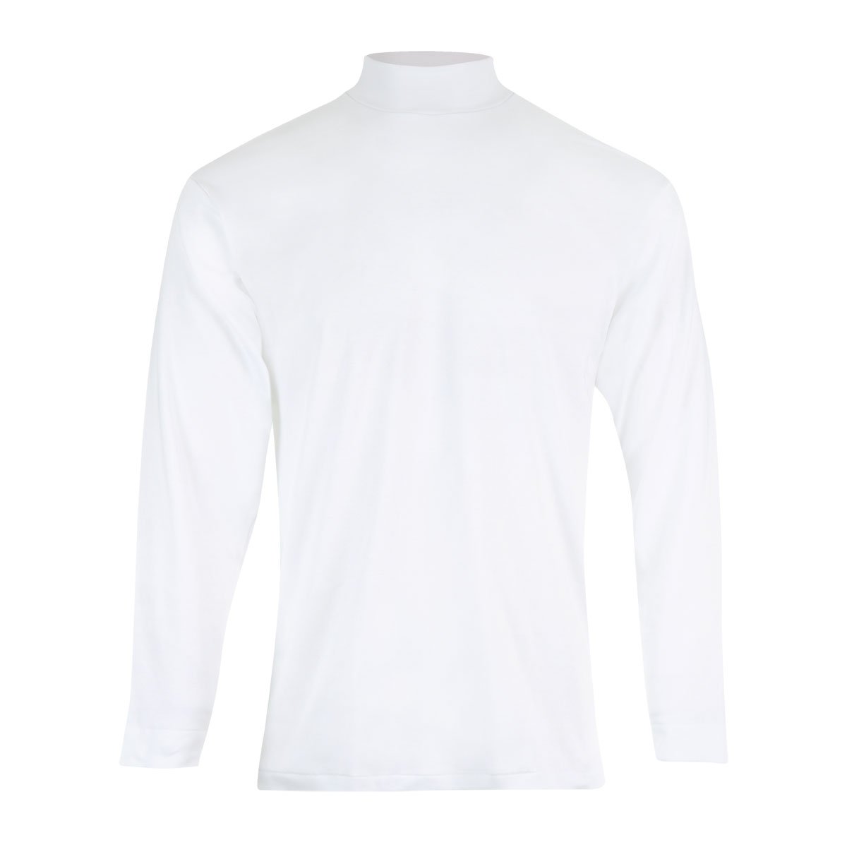 Tee-shirt col cheminée manches longues ligne chaude blanc, EMINENCE