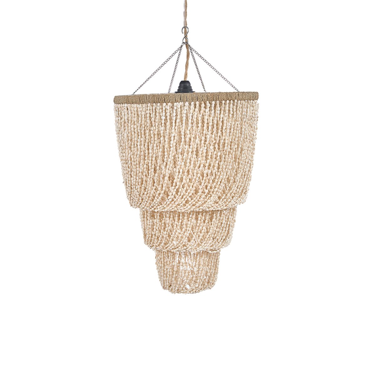 Suspension en coquillages LAGOON beige, BAZAR BIZAR