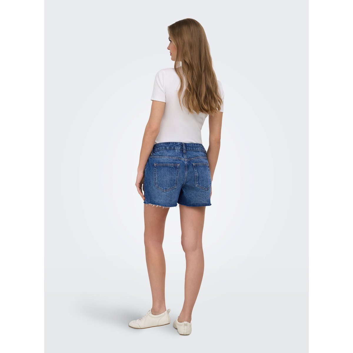 Short En Denim medium blue denim 1, ONLY