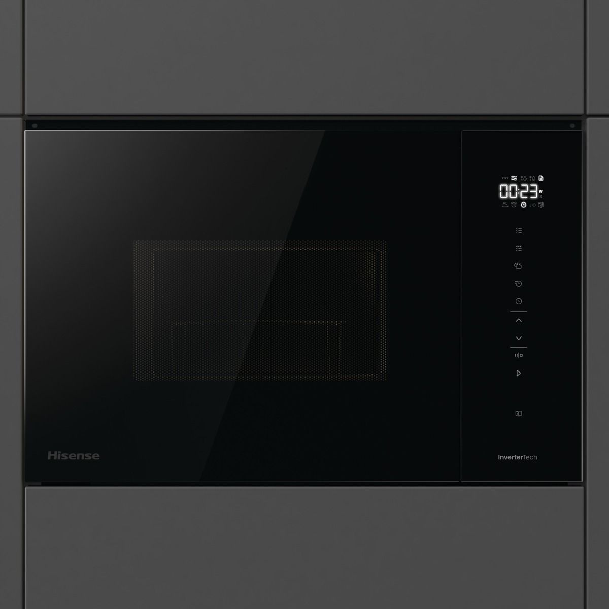 Micro ondes grill encastrable BIM325GI63DBG couleur unique, HISENSE