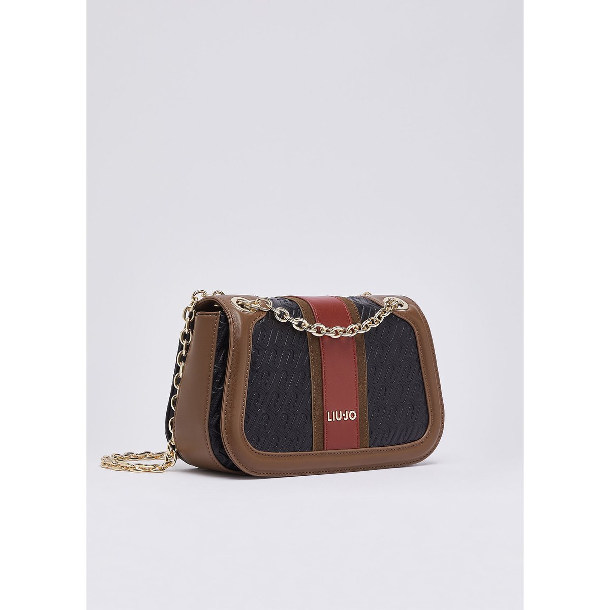 Sac à bandoulière moyen noir, LIU JO