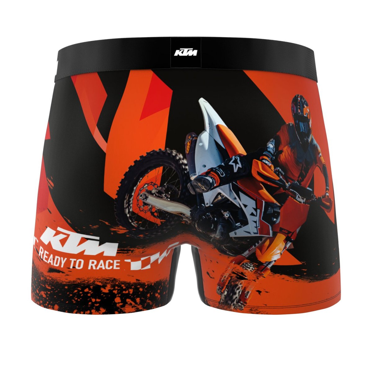 Lot De 3 Boxers Ktm orange/noir/blanc, FREEGUN