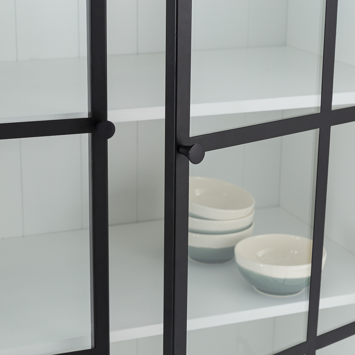Vaisselier en pin massif et MDF, XINIA blanc, LA REDOUTE INTERIEURS
