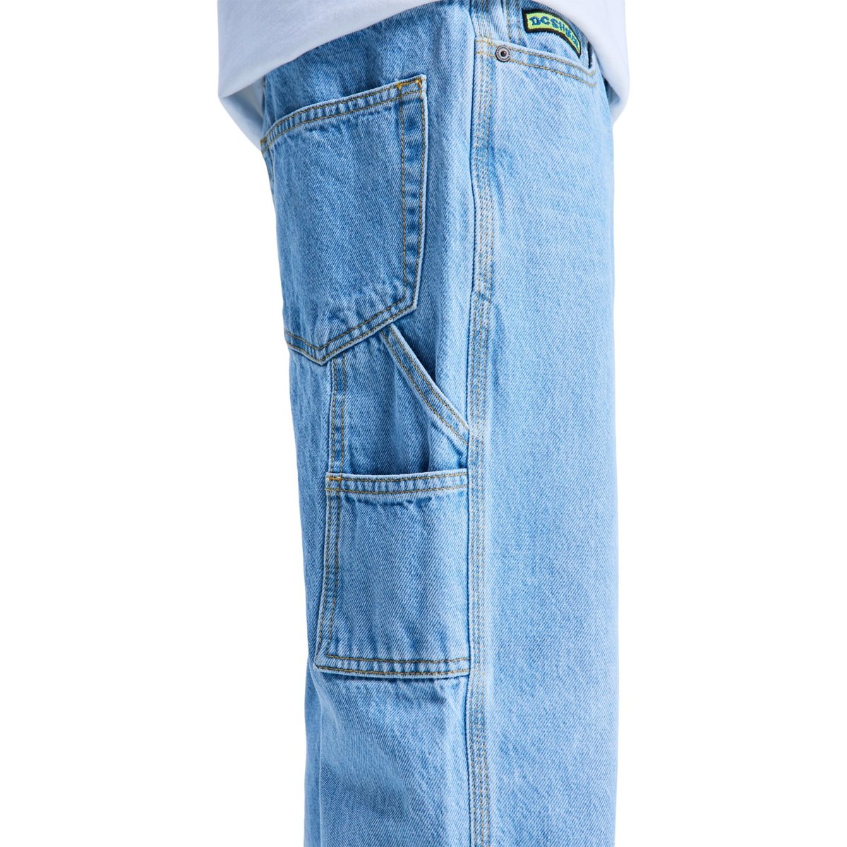 Jean en denim CARPENTER BAGGY. bleu indigo light, DC SHOES