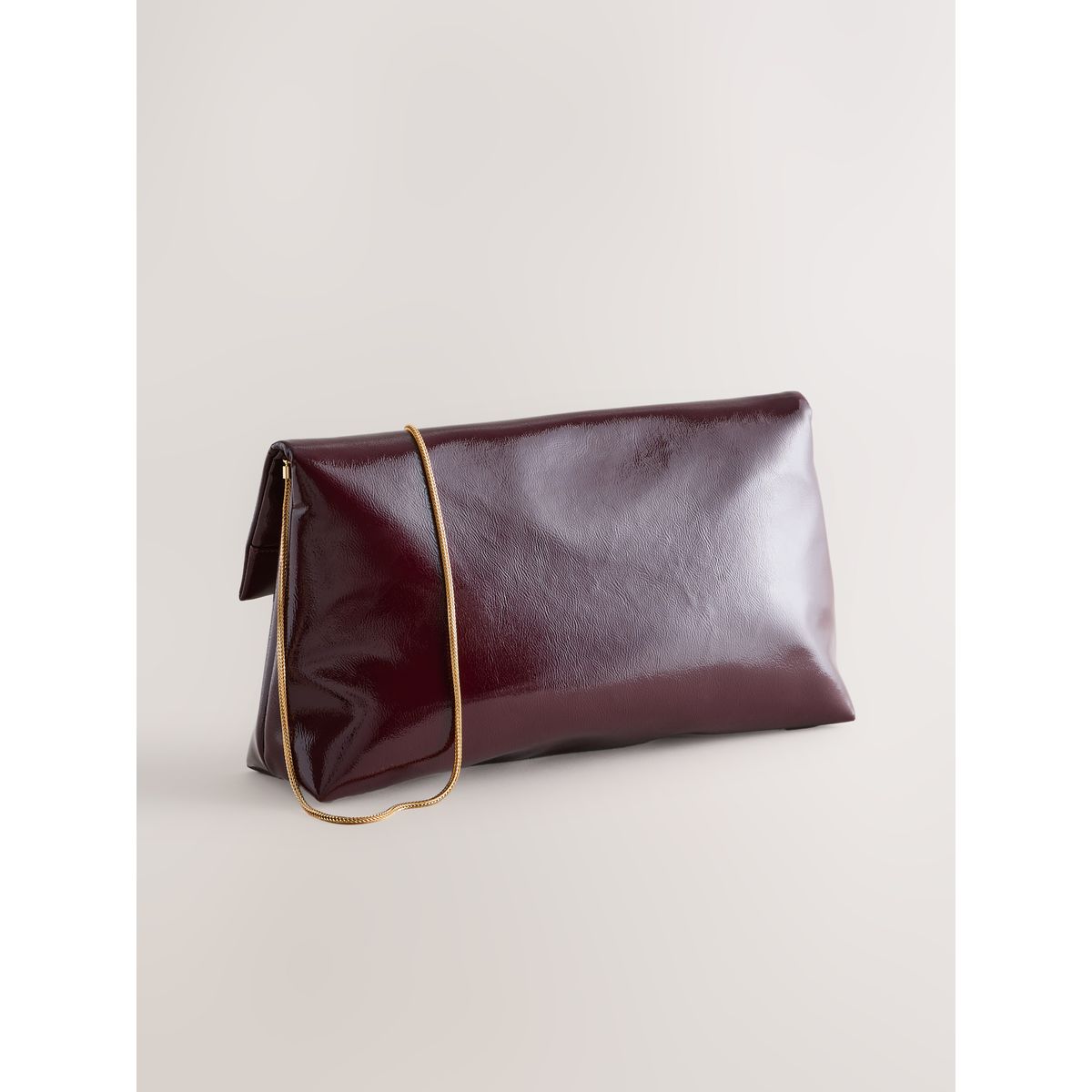 Pochette souple oversize prune, NEXT