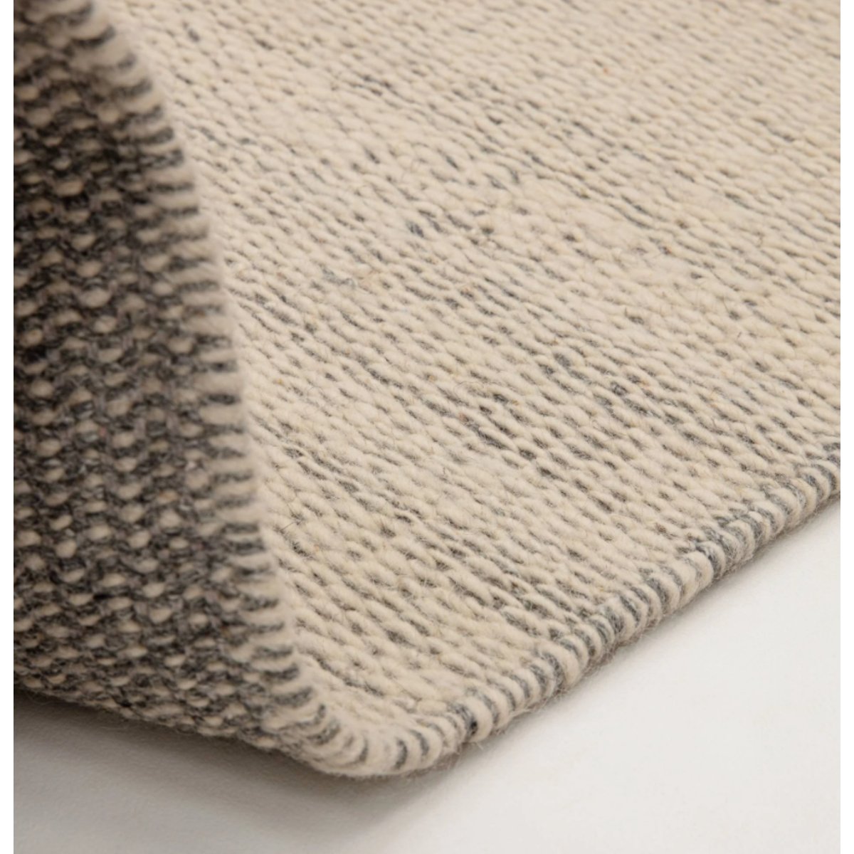 Tapis de salon moderne pure laine MALI gris, NOVATREND
