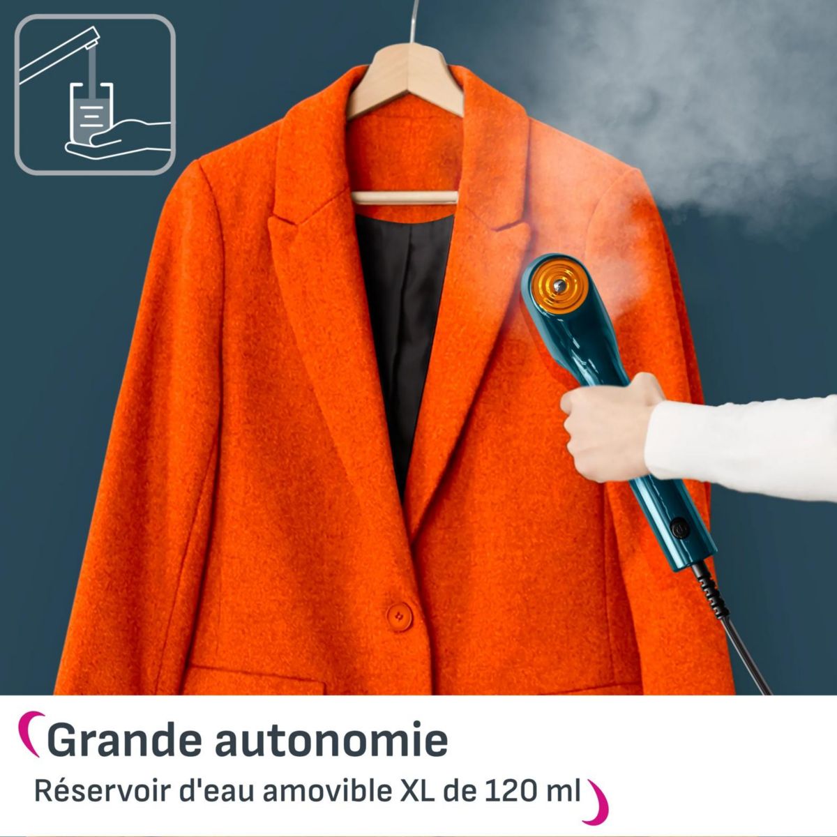 Défroisseur vapeur DT2050C0 couleur unique, CALOR