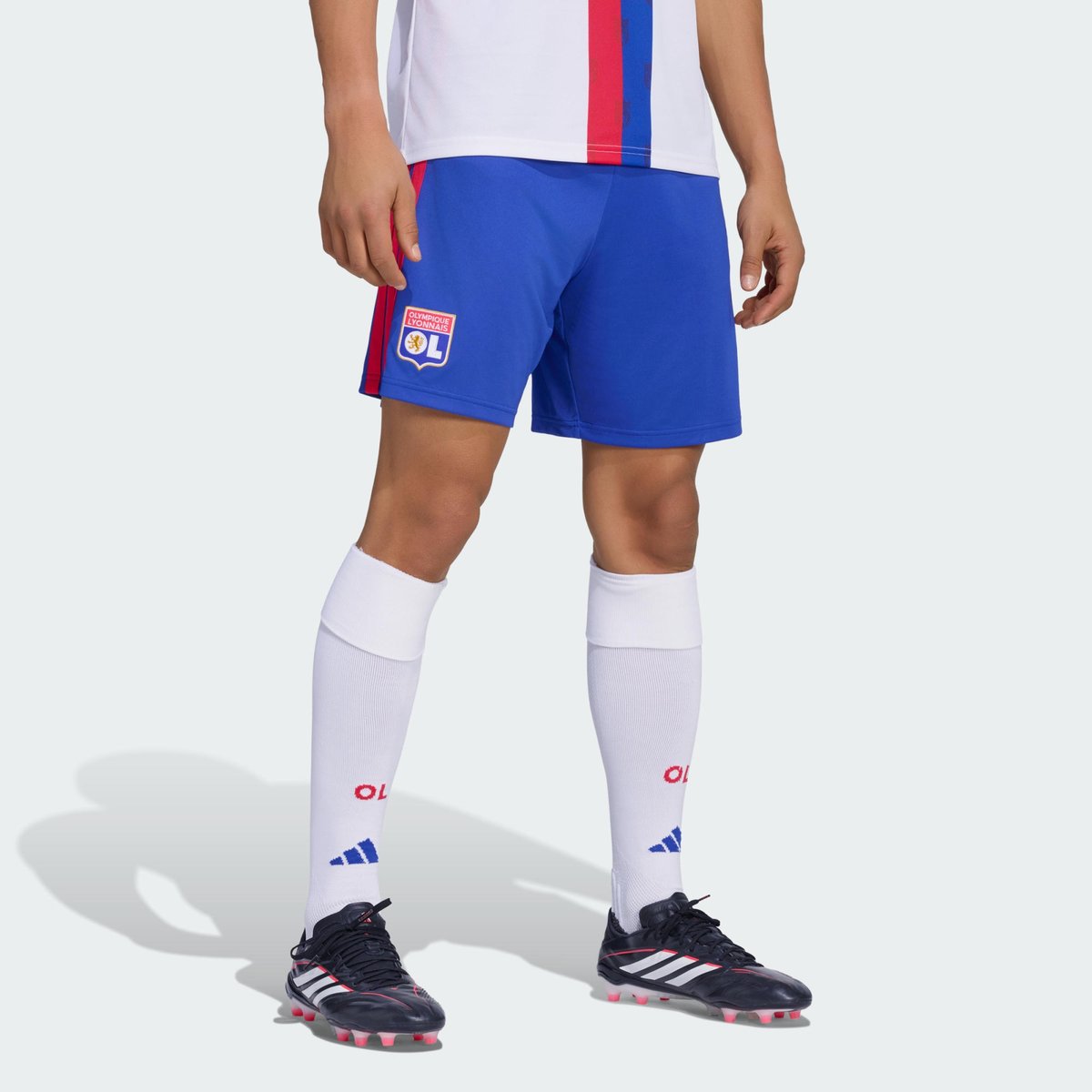 Short Domicile Olympique Lyonnais 26/27 Short Domicile Olympique Lyonnais 26/27 semi lucid blue, adidas Performance
