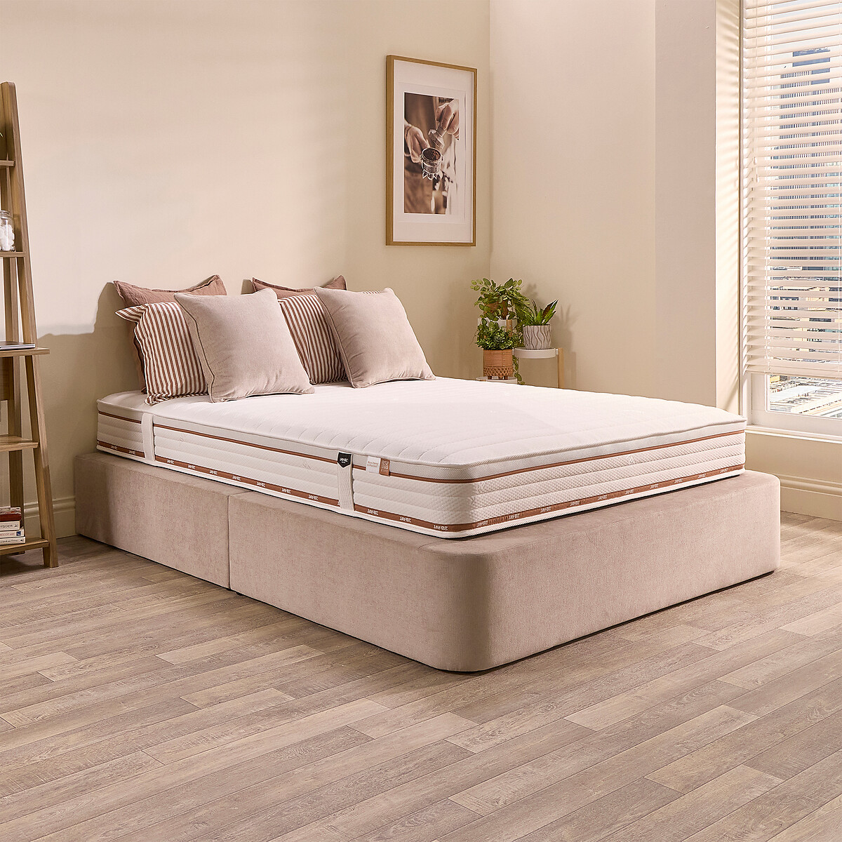 Jay-Be® Ryze 800 Pocket Sprung Mattress white/brown, JAY-BE