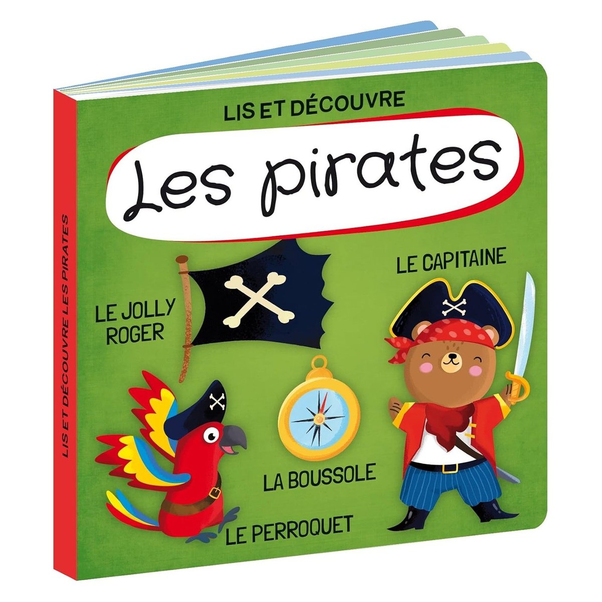 Livre et puzzle Les pirates bleu, SASSI JUNIOR
