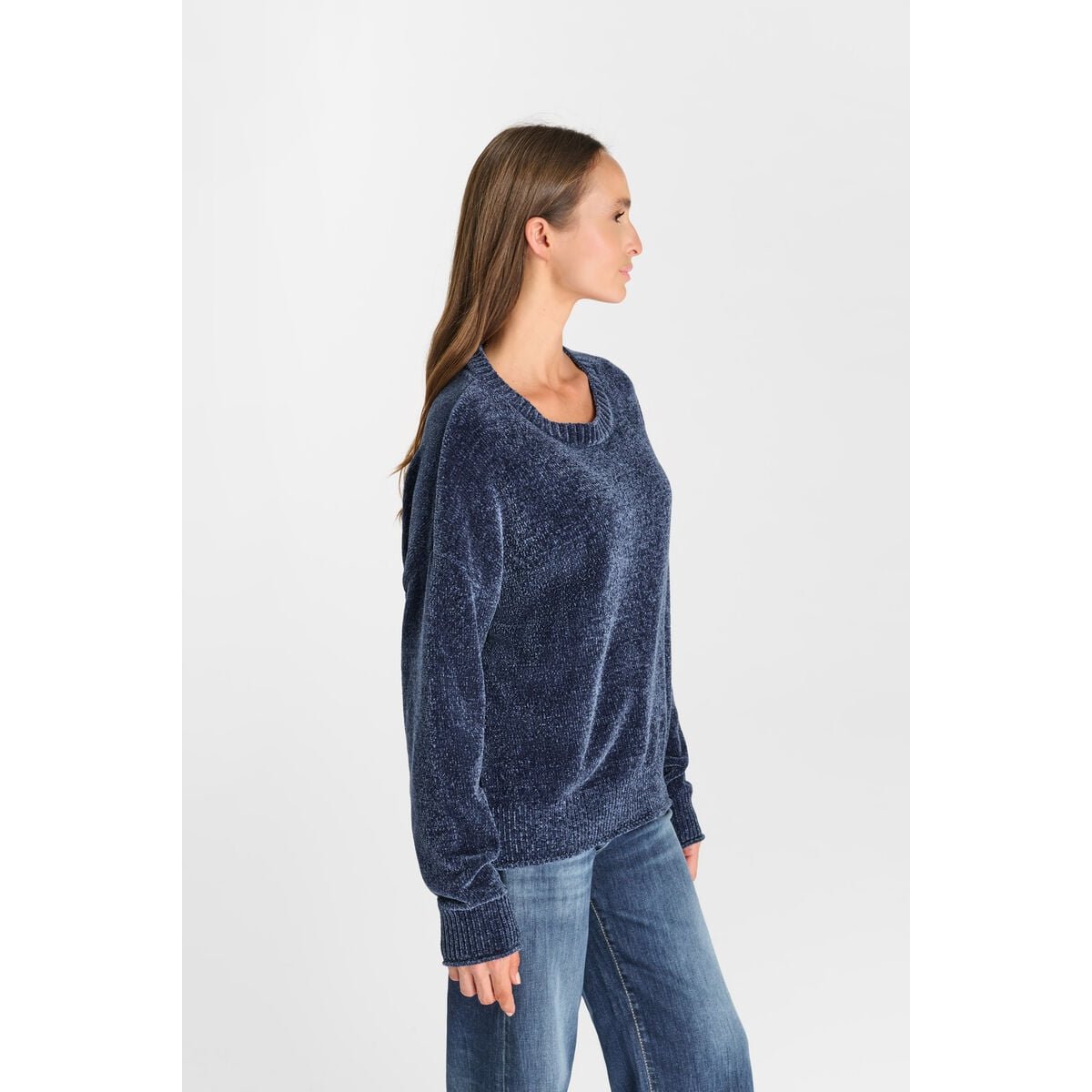 Pull BERON indigo, LE TEMPS DES CERISES