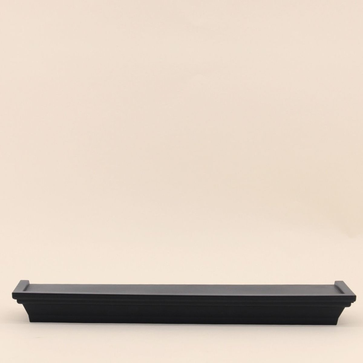 Set 3 cadres photos + étagère 45cm noir, ORNAMI
