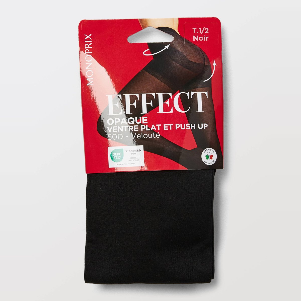 Collant semi opaque taille basse MUST noir, MONOPRIX