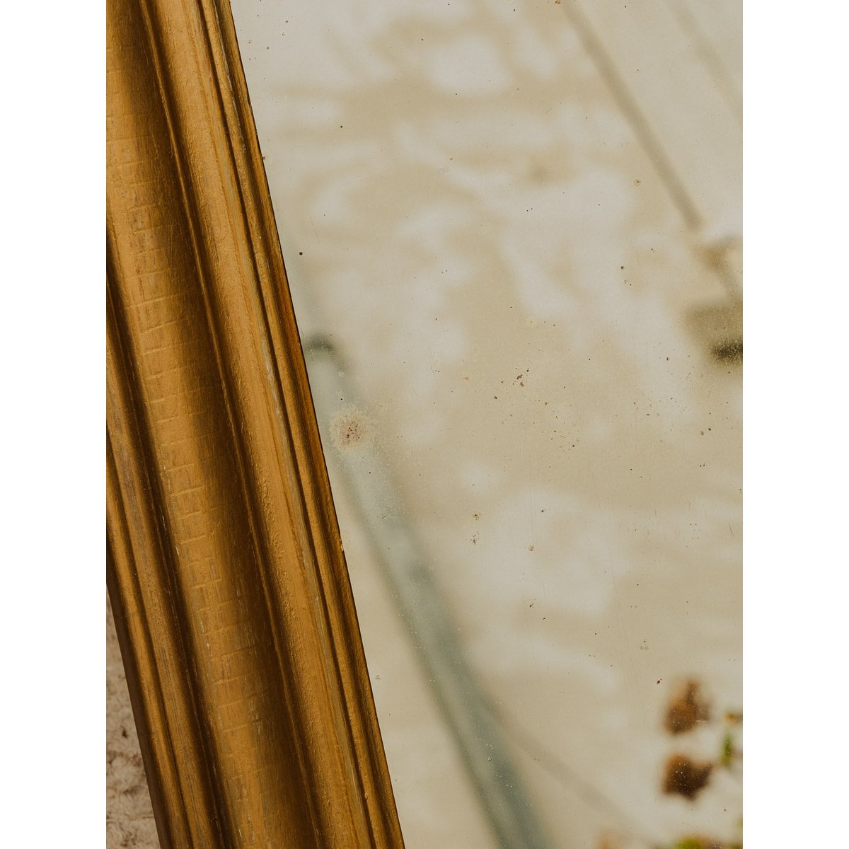 Miroir Louis-Philippe en bois doré Georges N°1499 - Bon état doré, DEBONGOUT