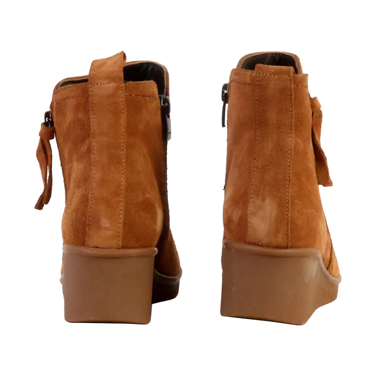 Basket Montante Cuir Alénoa camel, THE DIVINE FACTORY