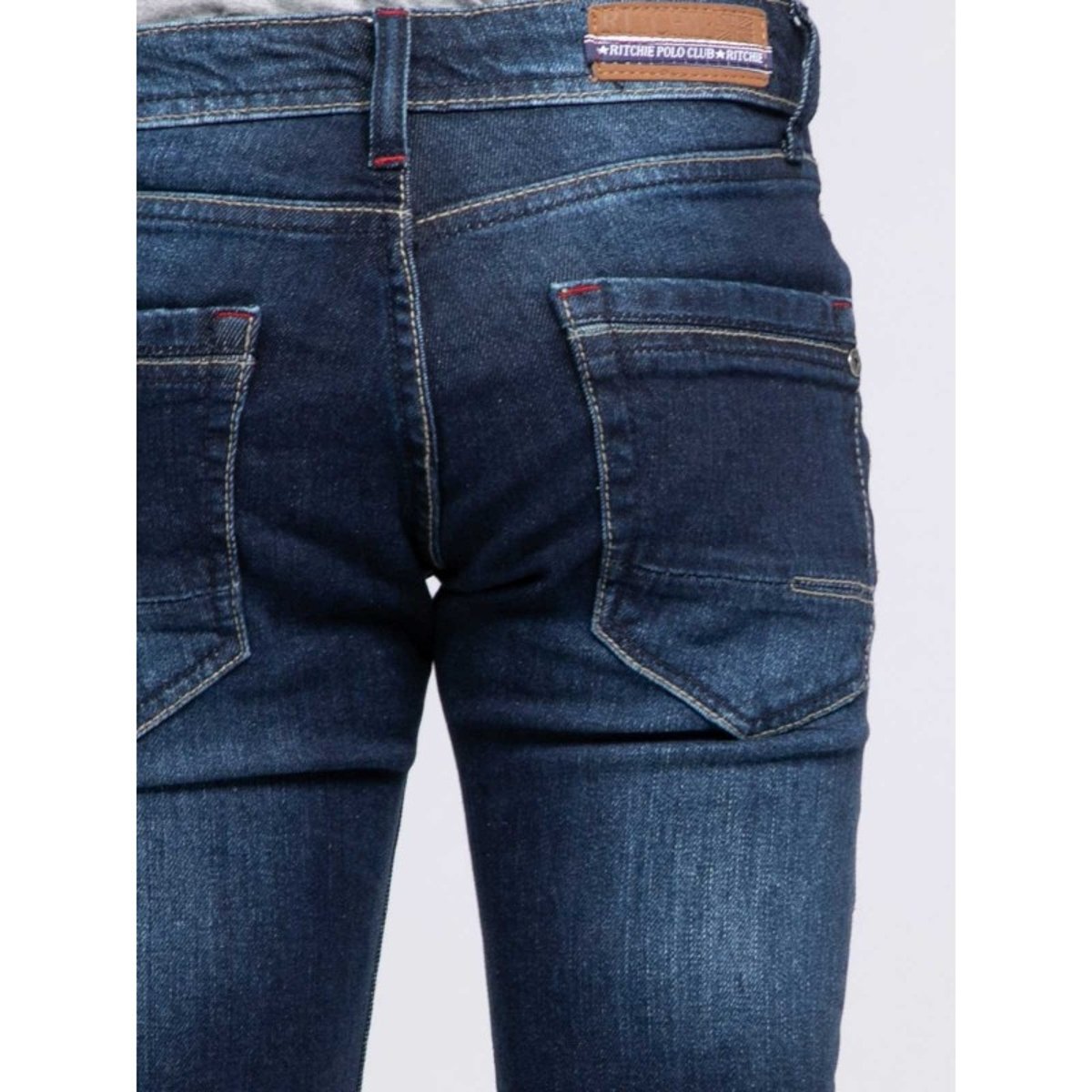Jean Coupe Slim Snow-j bleu foncé, RITCHIE