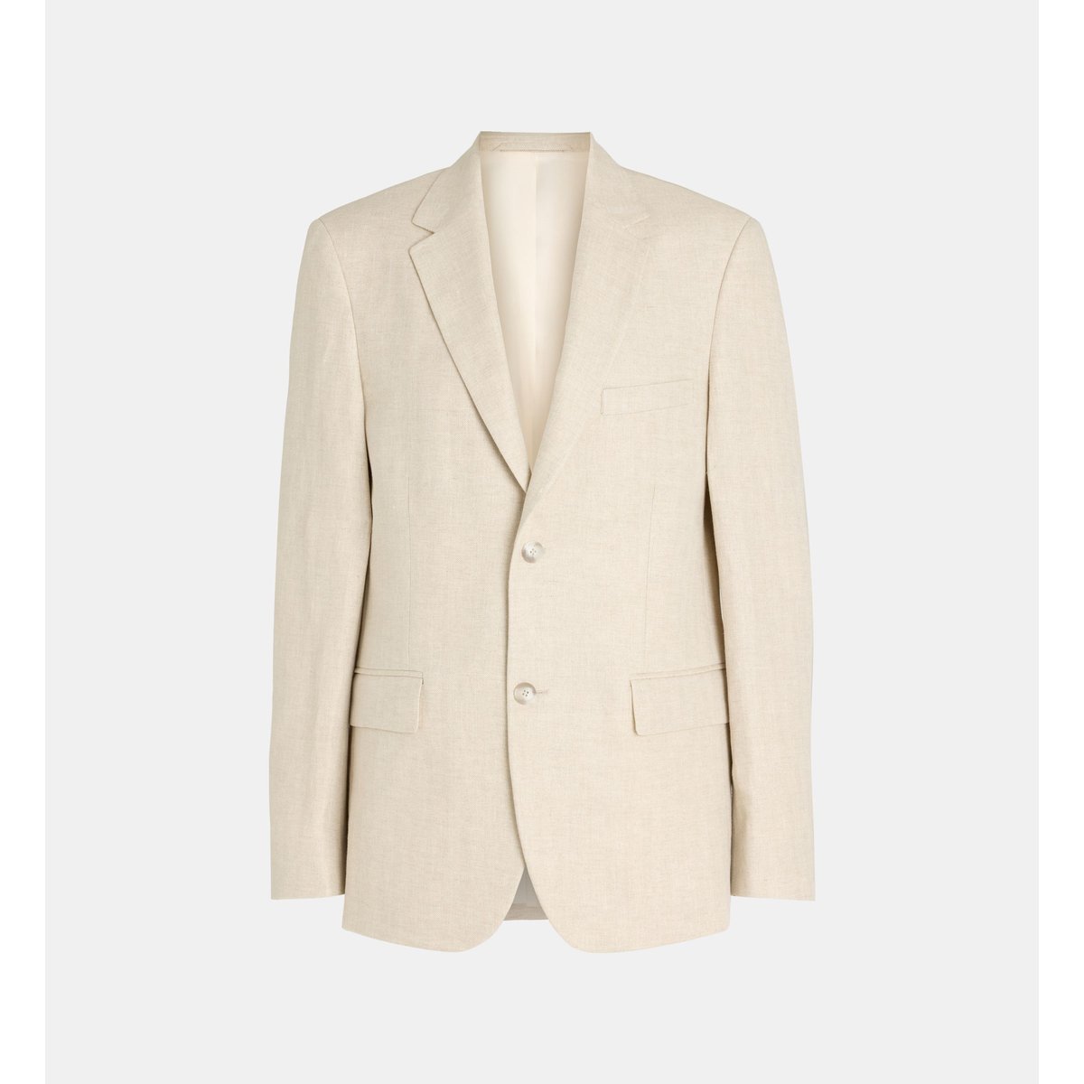 Veste de costume ari en lin crème, COMPTOIR GL
