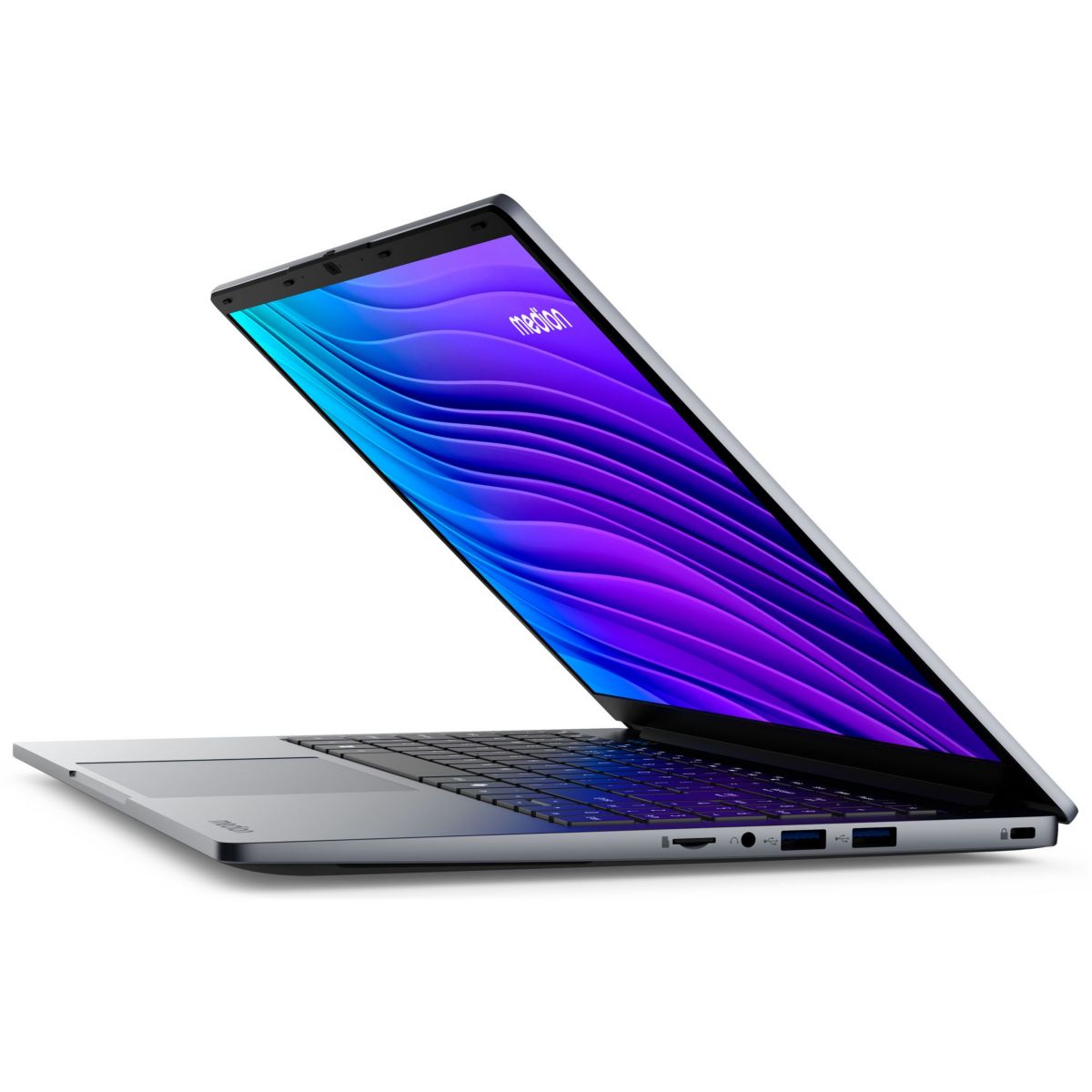 Ordinateur portable E15223 MD600044 14" Intel Celeron N4500 8 Go RAM DDR4 SSD 128 Go couleur unique, MEDION