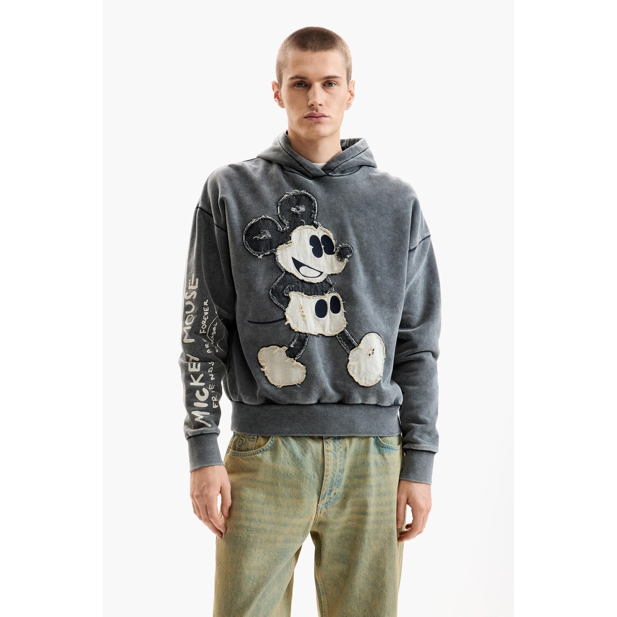 Sweat à capuche mickey disney™ noir, DESIGUAL