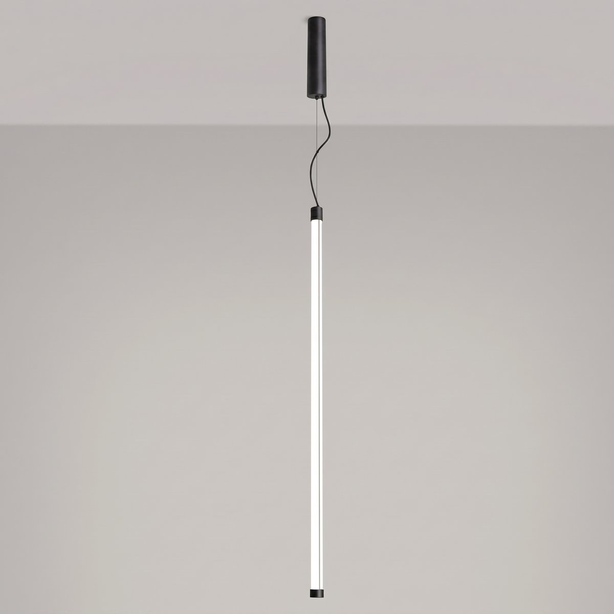 Suspension Acier Noir LED 1 Trang noir, EDEN