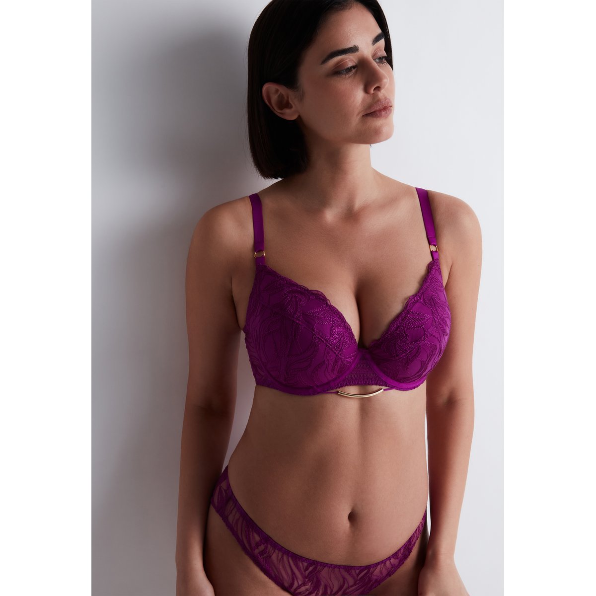 Soutien-gorge Push-up Into The Groove rose, AUBADE