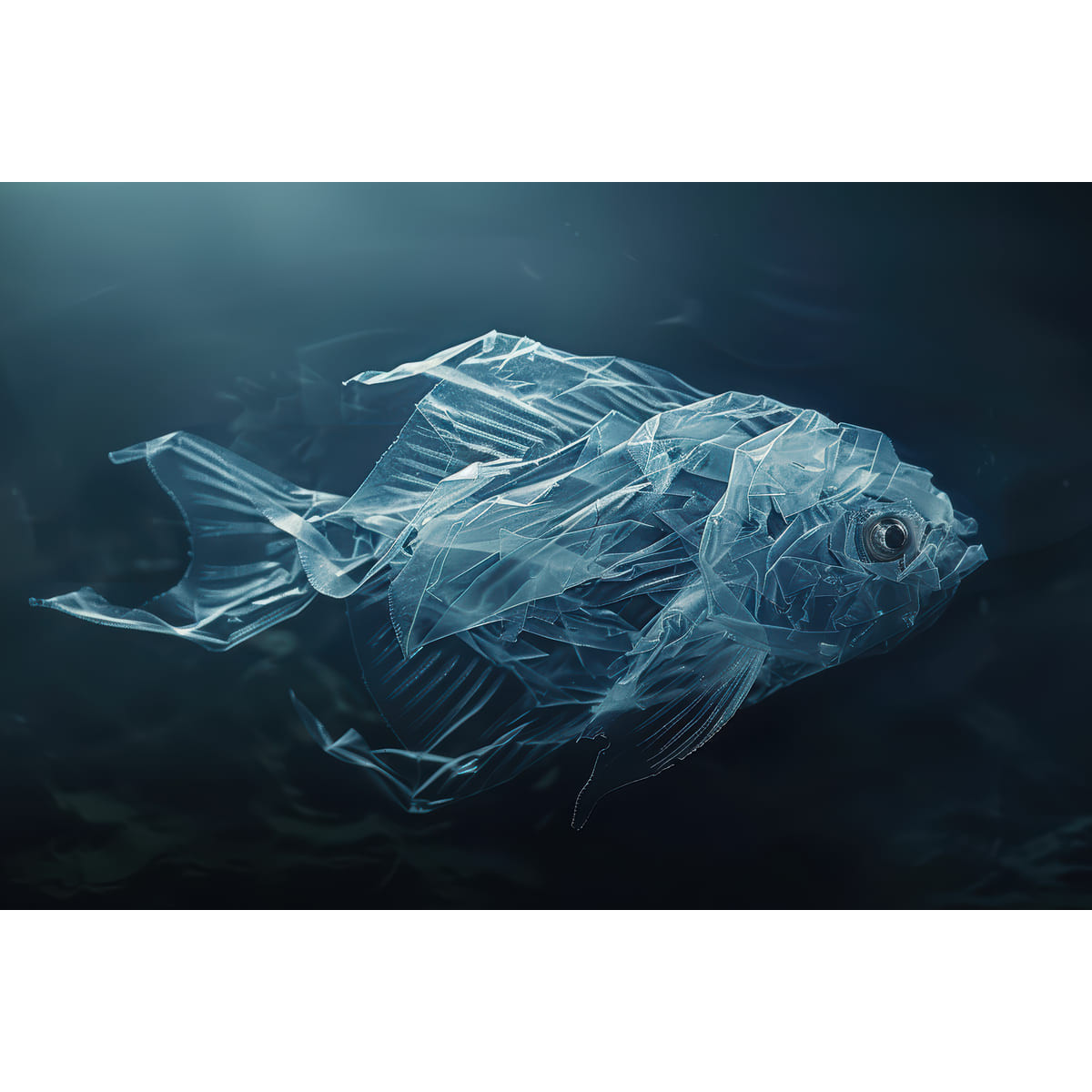 Tableau Mural Poisson Cristal MER tableau en verre synthétique, CEANOTHE