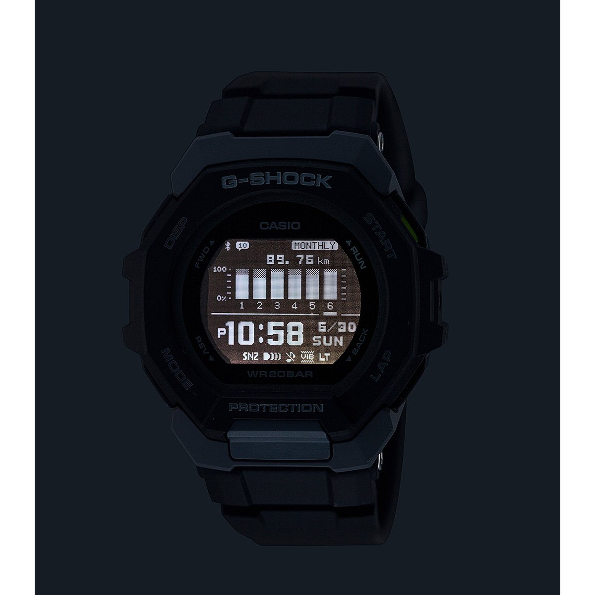 Montre connectée CASIO G-SHOCK noir noir, G-SHOCK