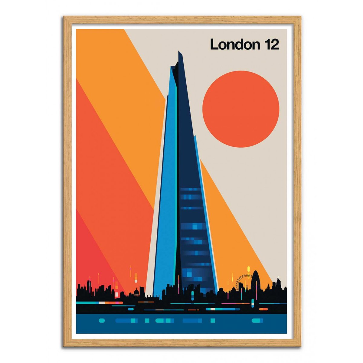 Affiche d'art - London 12 - Bo Lundberg affiche d'art, WALL EDITIONS
