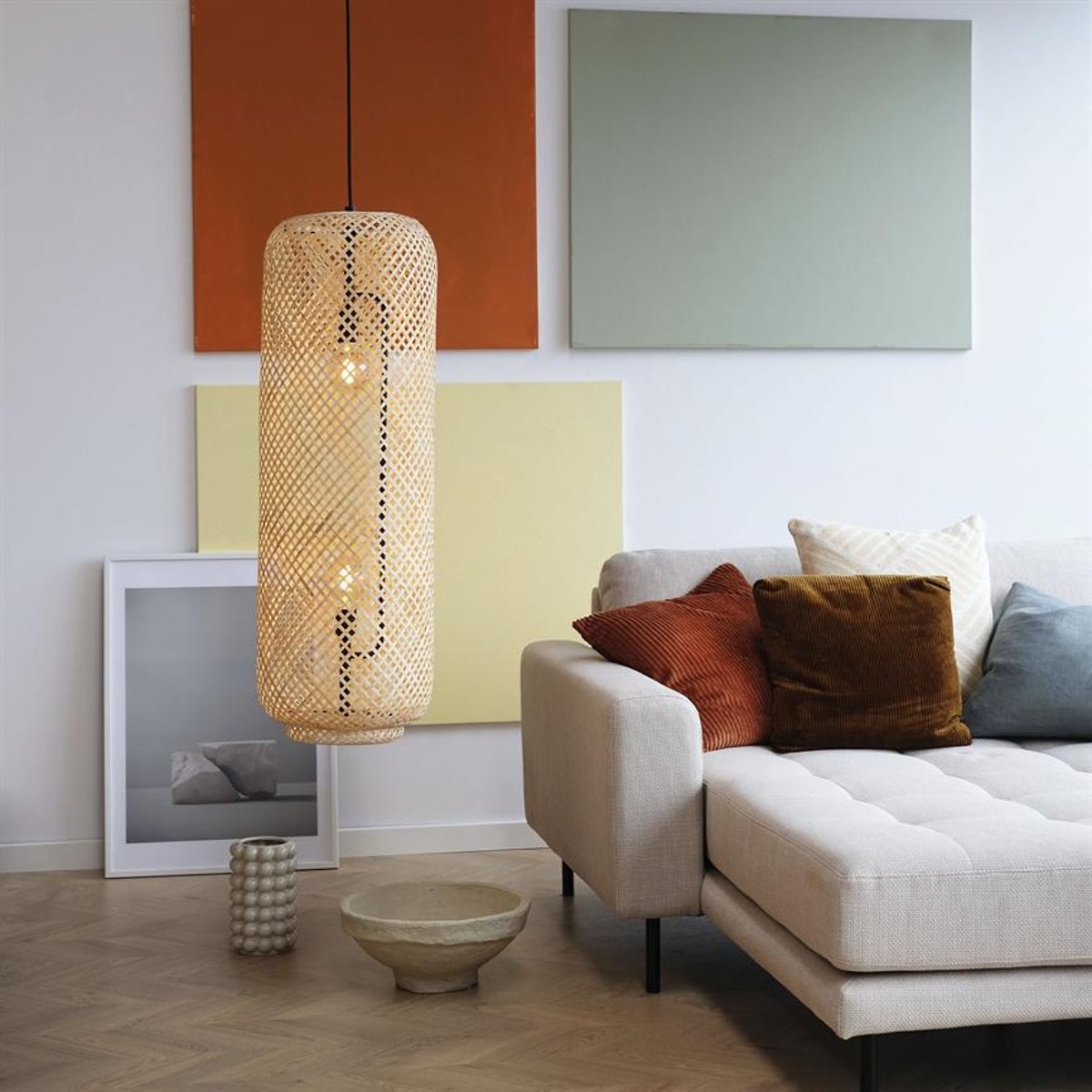 Suspension grand BOOM beige, DYBERG LARSEN