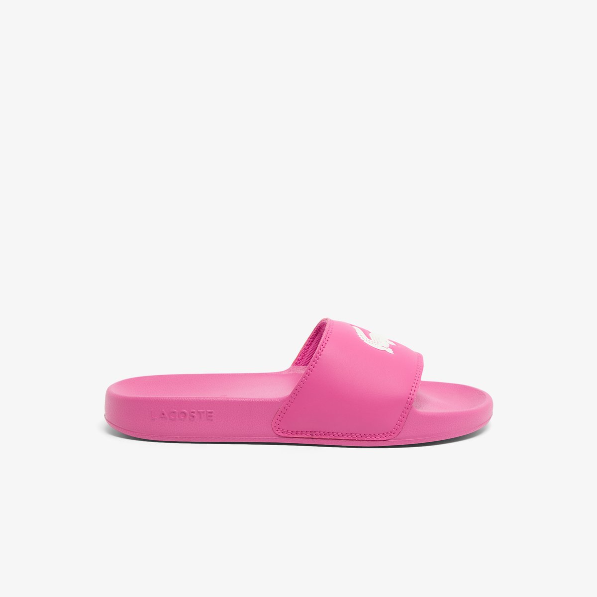 Claquettes Serve Slides 0.0 femme rose-f50, LACOSTE