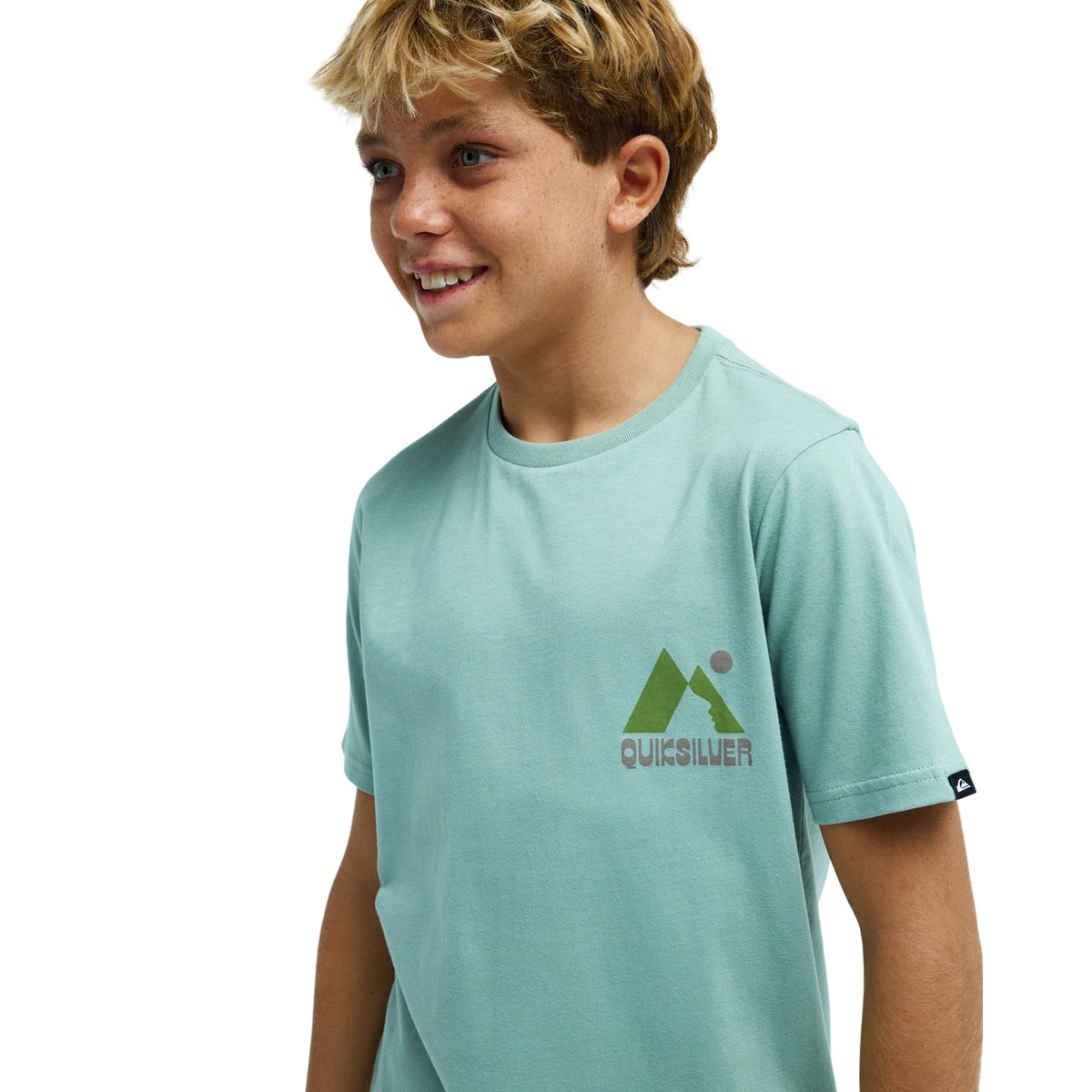 T-Shirt manches courtes PEAK vert iceberg green, QUIKSILVER