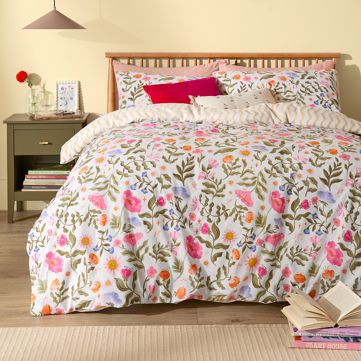 Summer Solstice Reversible Duvet Cover and Pillowcase Set multi-coloured, FURN.