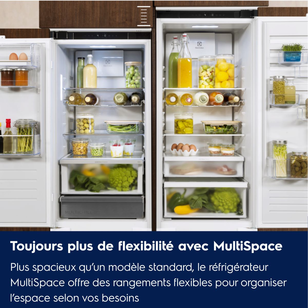 Réfrigérateur combiné ENA7CD19S intégrable, ELECTROLUX