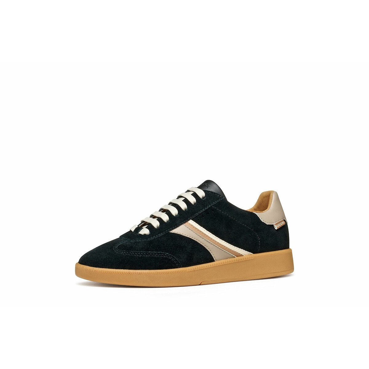 Meleda Leather Breathable Trainers black, GEOX