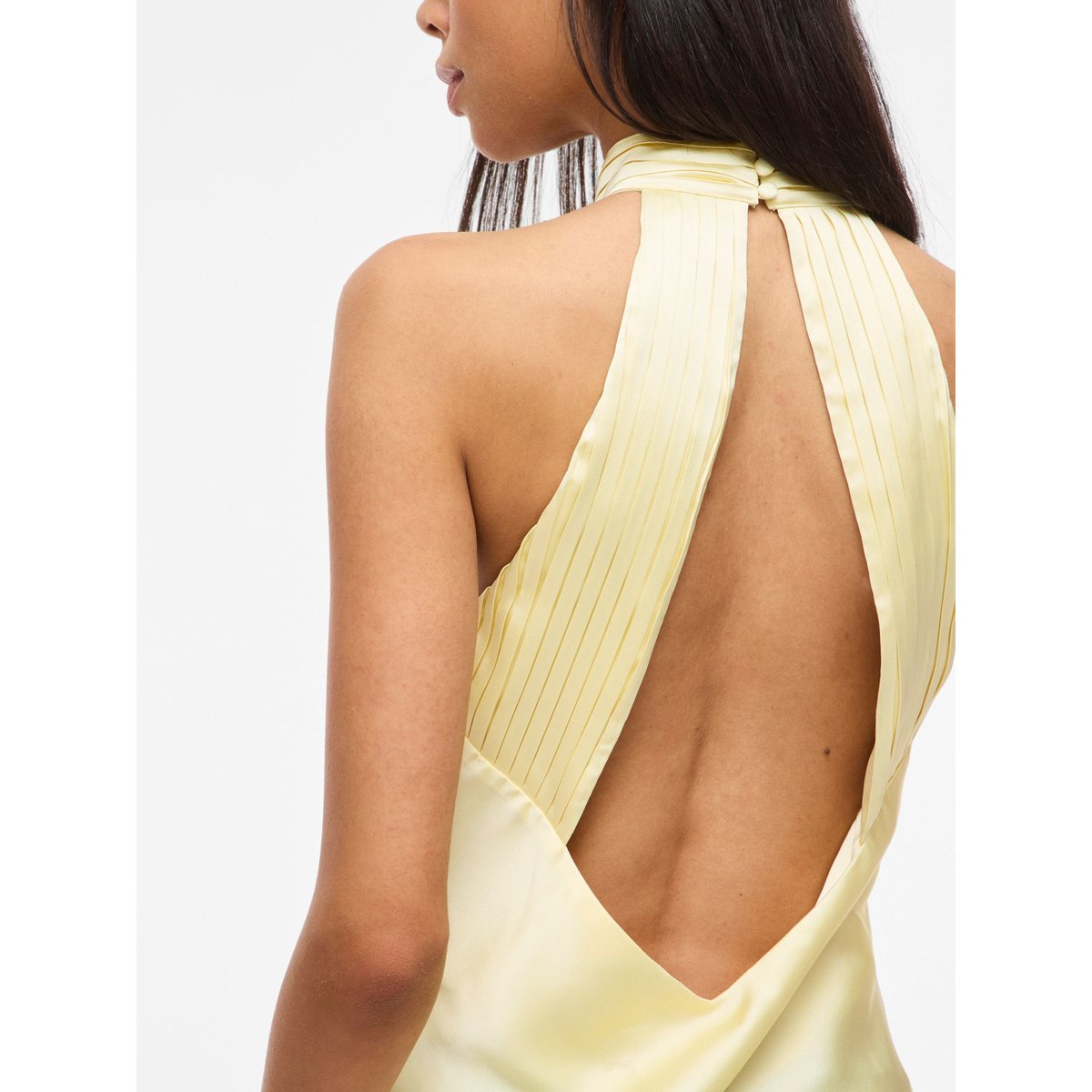 Robe Longue pastel yellow, VILA